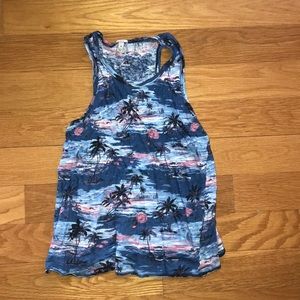 Knit beach design tank